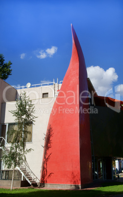 Architecture detail of modern building