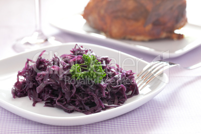 frisch gekochter Rotkohl / fresh cooked red cabbage