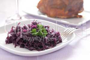 frisch gekochter Rotkohl / fresh cooked red cabbage