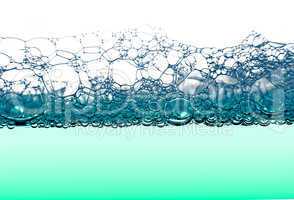 Water with bubbles