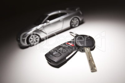 Car Key and Sports Car