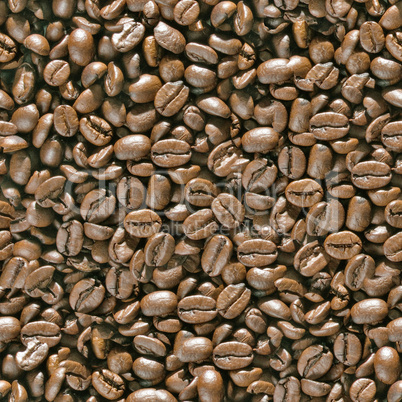 Coffee beans seamless background.