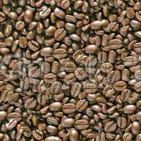 Coffee beans seamless background.