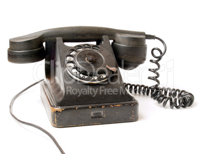 Old telephone.