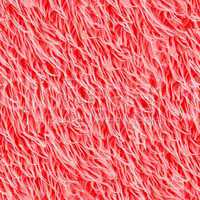 Red fur seamless background.