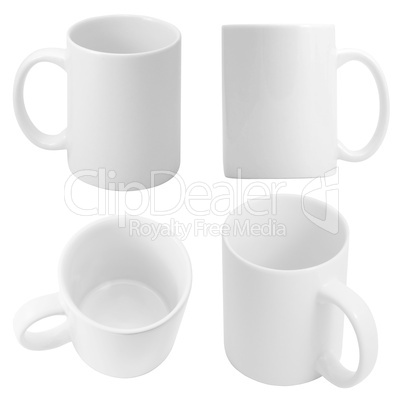 White cups.
