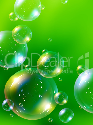 Soap bubbles.