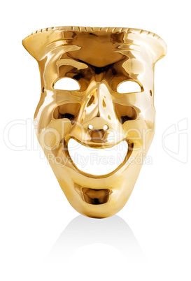 Golden mask.