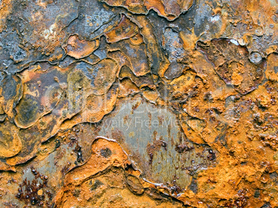 Rust background.