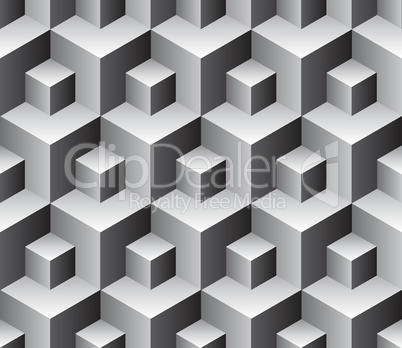 Seamless cube pattern.