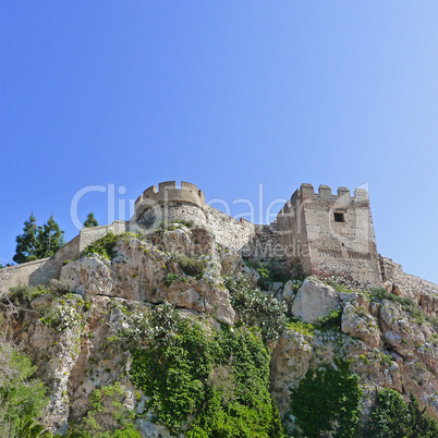 Castle in Salobrena Andalusia Spain - Burg in Salobrena Andalusien Spanien