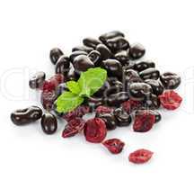 Chocolate covered cranberries