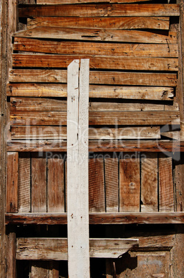 abandoned house door