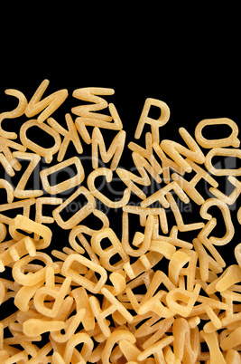 alphabet pasta