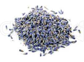 Dried lavender herb flowers