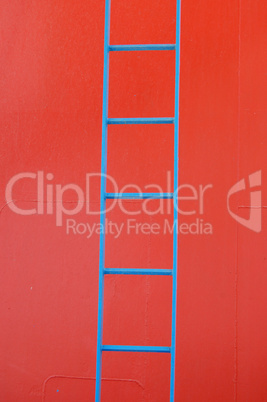 blue ladder
