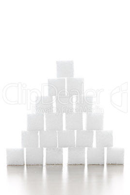 Sugar cube pyramid