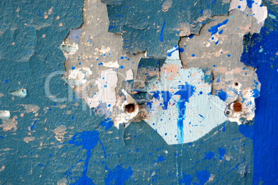 peeling paint detail