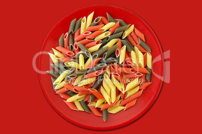 penne pasta dish