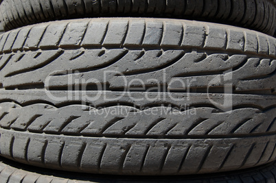 rubber tires detail