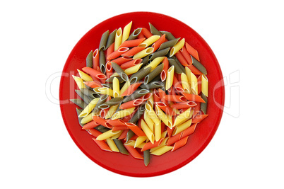 tricolor penne pasta