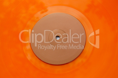 orange vinyl record texture