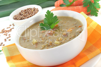 Linsensuppe