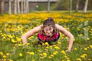 Woman doing pushups