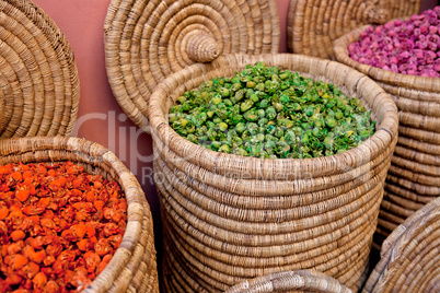 Moroccan Spice Store Baskets