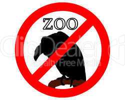 Geier im Zoo verboten