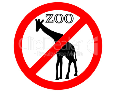 Giraffe im Zoo verboten