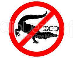 Krokodil im Zoo verboten
