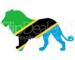Löwe Tansania