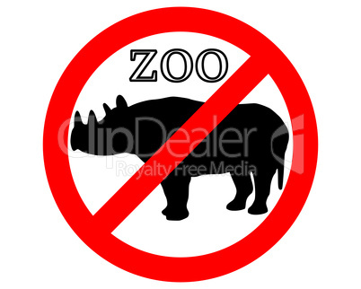 Spitzmaulnashorn im Zoo verboten