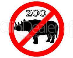 Spitzmaulnashorn im Zoo verboten