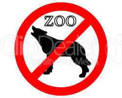 Wolf im Zoo verboten