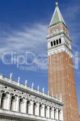 Markusturm,Campanile der Marcuskirche,Venedig