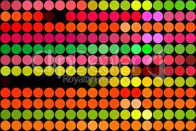 fluorescent dots