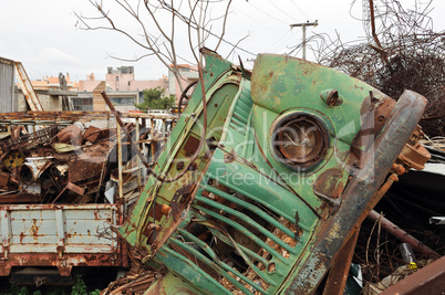 rusty car