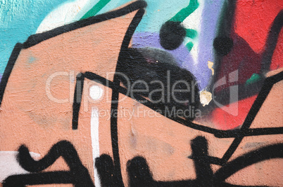 weathered graffiti