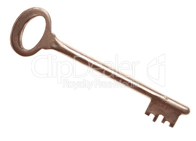 Door key isolated