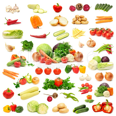 collection vegetables