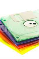 coulorfull floppy disk