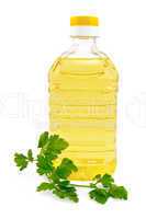 Vegetable oil with parsley