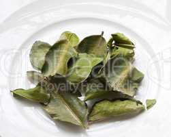 Dried Kaffir Lime Leaves (Citrus hystrix)