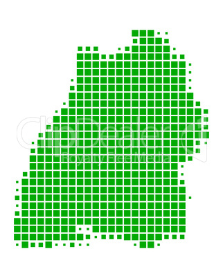 Karte von Baden-Württemberg