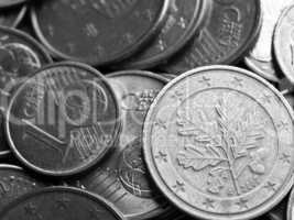 Euro coins background