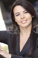 Beautiful Hispanic Woman Or Businesswoman Smiling