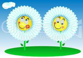 2 Funny flowers