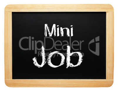 Mini Job - Konzept Arbeit und Beruf